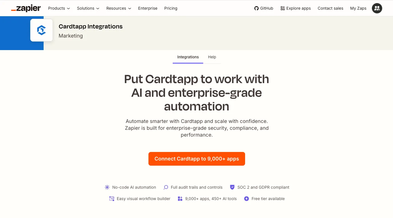 Zapier integration setup and configuration experience